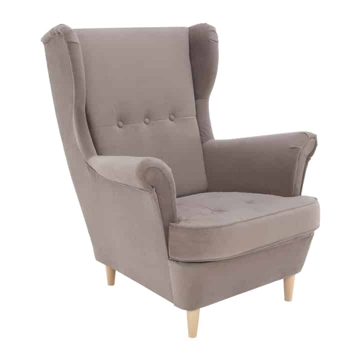 Křeslo ušák RUFINO Tempo Kondela Béžová