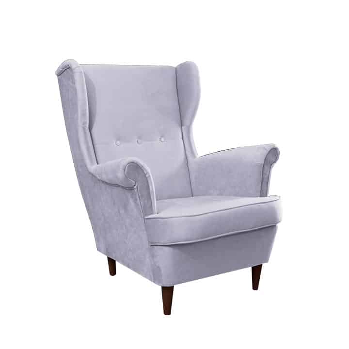 Křeslo ušák RUFINO Tempo Kondela Šedá