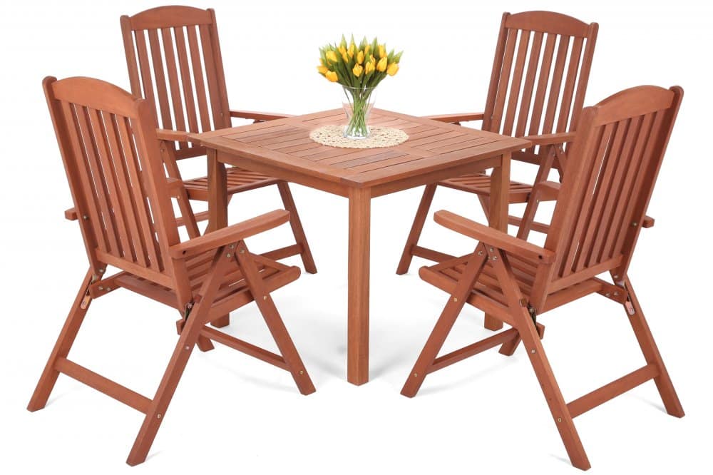 Zahradní sestava GH8993 4+1 mahagon