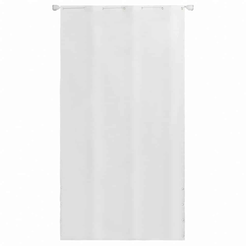 Balkonová zástěna z oxfordské látky 140 x 240 cm Bílá