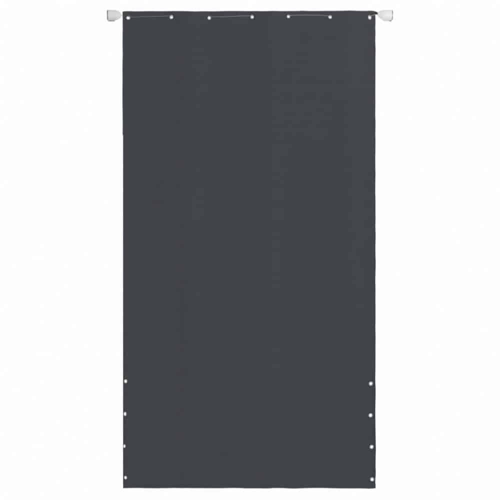 Balkonová zástěna z oxfordské látky 140 x 240 cm Šedá