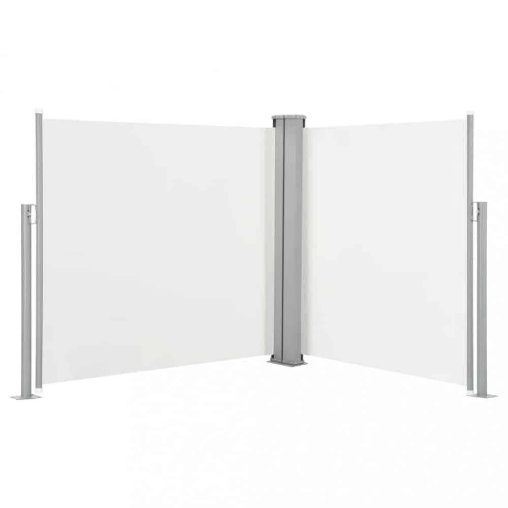 Zatahovací boční markýza 100x600 cm Dekorhome Krémová