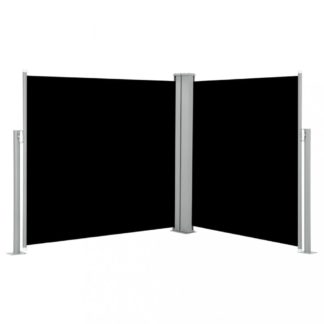 Zatahovací boční markýza 120x600 cm Dekorhome Černá