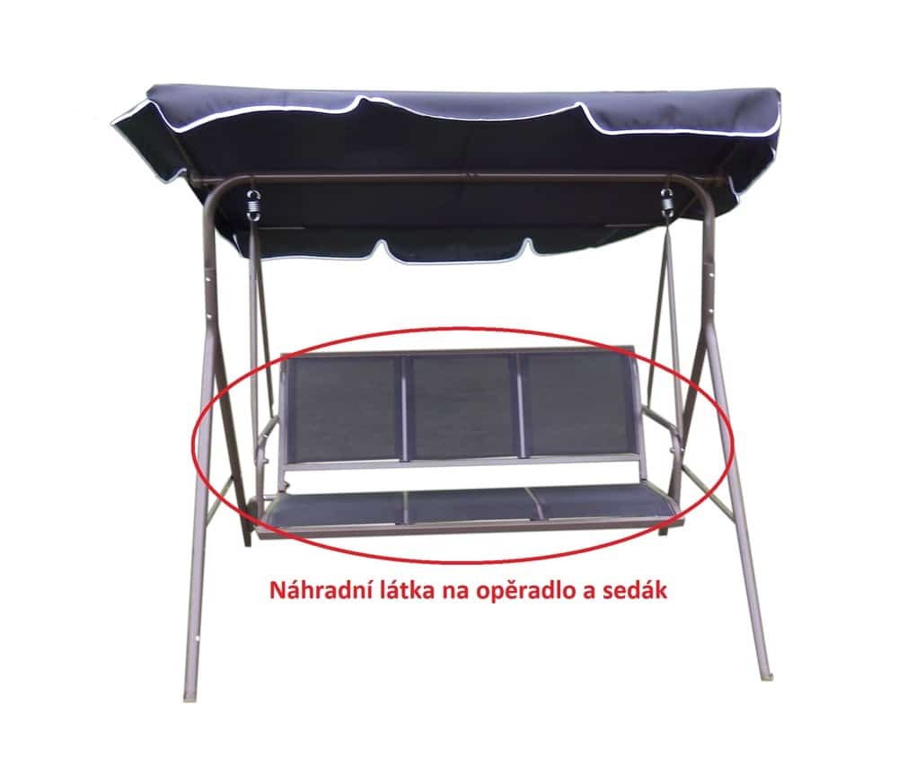 látka na sedák COMFORT ROJAPLAST Černá