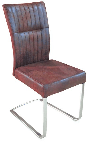 Jídelní židle Sonata, hnědá vintage látka