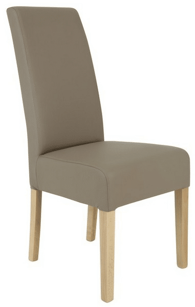 Asko Jídelní židle Pauline, béžová ekokůže