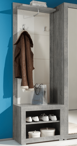 Asko Věšákový panel s botníkem Stone 33-679