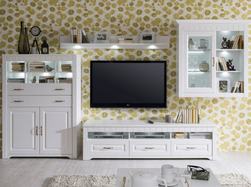 Asko Obývací stěna Atik kombi 01, bílá