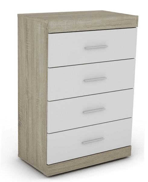 Asko Zásuvková komoda Ares 604S, dub sonoma/bílá