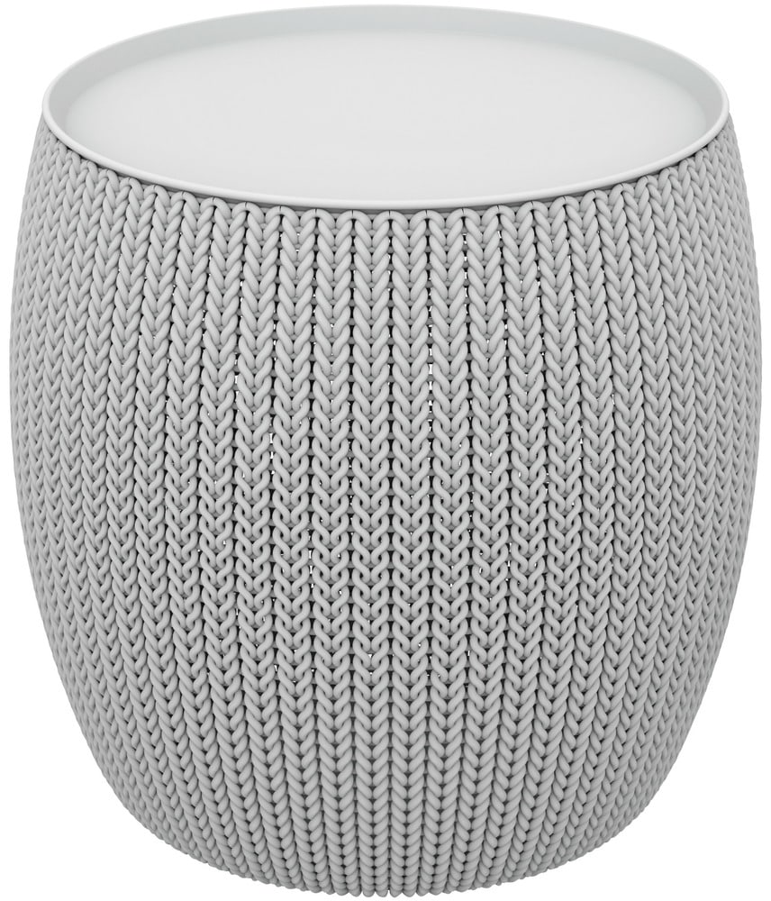 KNIT SINGLE TABLE (COZIES) stolek - šedý Keter