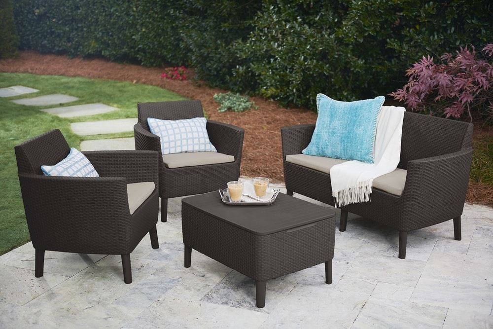 SALEMO set - hnědá Allibert