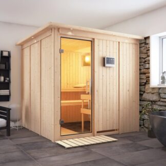 Interiérová finská sauna 196 x 196 cm Dekorhome