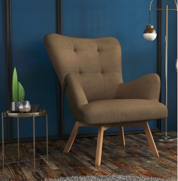 Retro křeslo Royal hnědá - FALCO