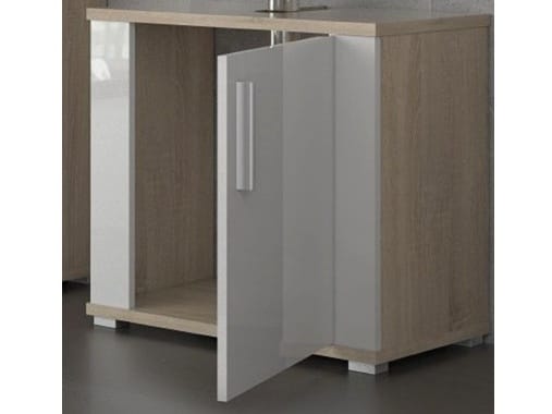 LINDA, skříňka pod umyvadlo LI02, dub sonoma/bílý l.