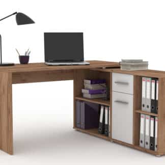 Monoblok stolový RAF 13, dub tmavý/bílá