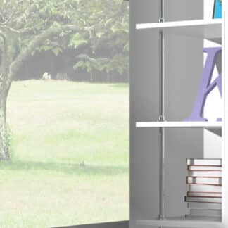 Regál rohový RAJ 3, bílá