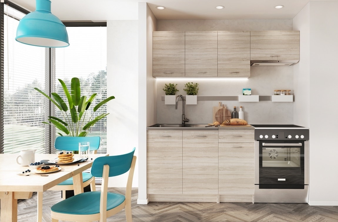 Kuchyně MELA 180  s PD dub sonoma