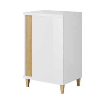 MARCO komoda 50 levá, bílá/dub