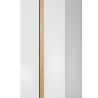 MARCO skříň 90/200, bílá/dub
