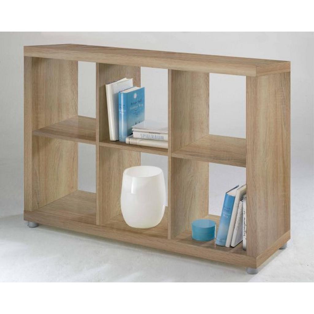 Möbelix Regál Aron 6 Dub