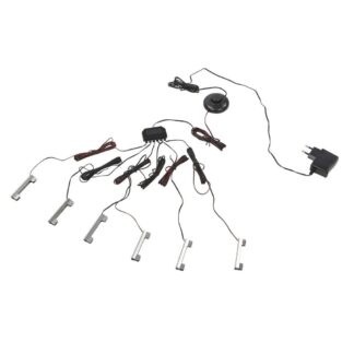 Möbelix Sada Osvětlení Sklen. Polic Universal