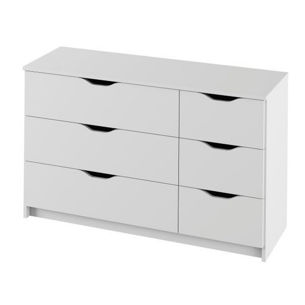 Möbelix Komoda Adriana 3 Bílá