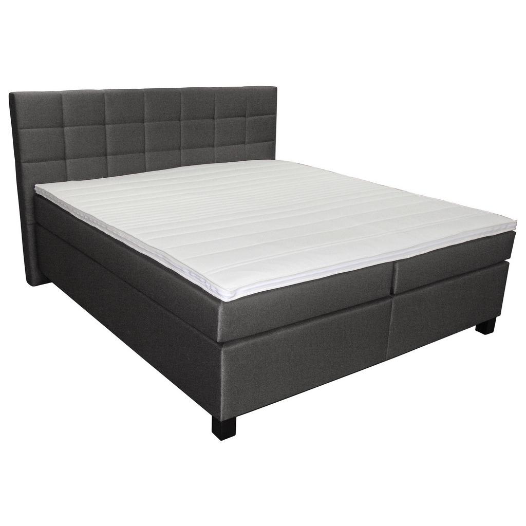 Möbelix Boxspring Postel Braun