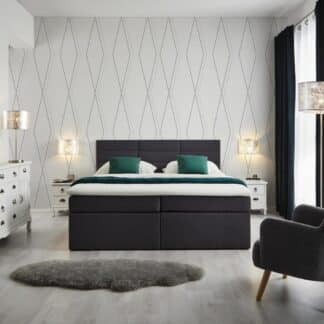 Möbelix Boxspring Postel Lisa 180x200 Cm Včet. Toppera