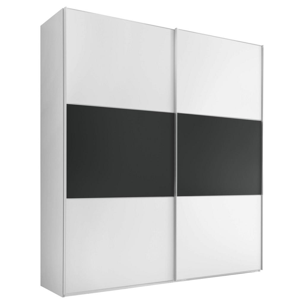 Möbelix Skříň S Posuvnými Dveřmi Includo 188 Cm Bílá/vulkan