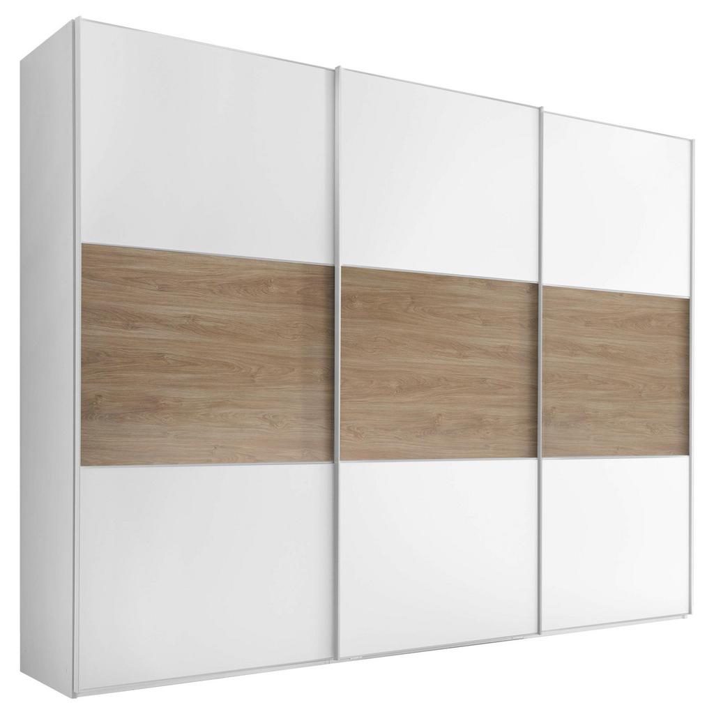 Möbelix Skříň S Posuvnými Dveřmi Includo 336 Cm Bílá/puccini