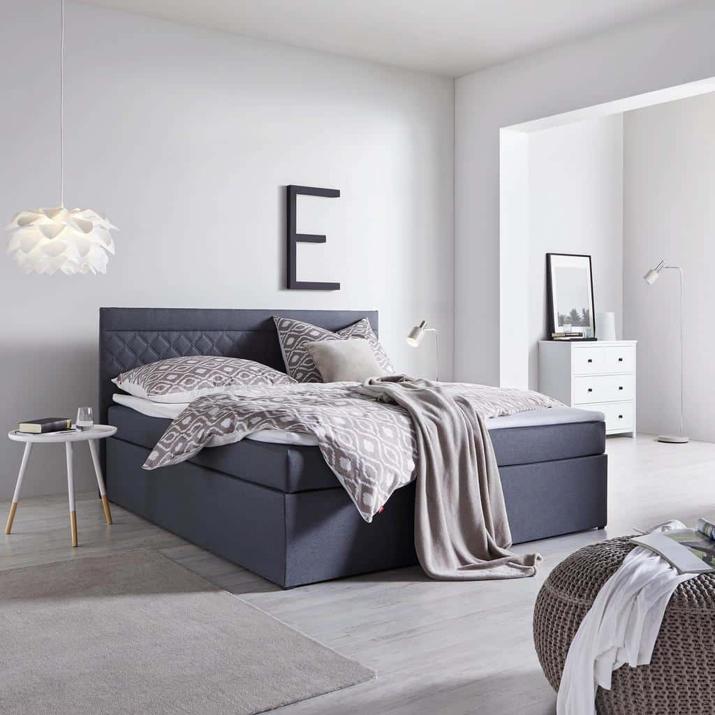 Möbelix Boxspring Postel Rosa 180x200cm Včetně Toppera