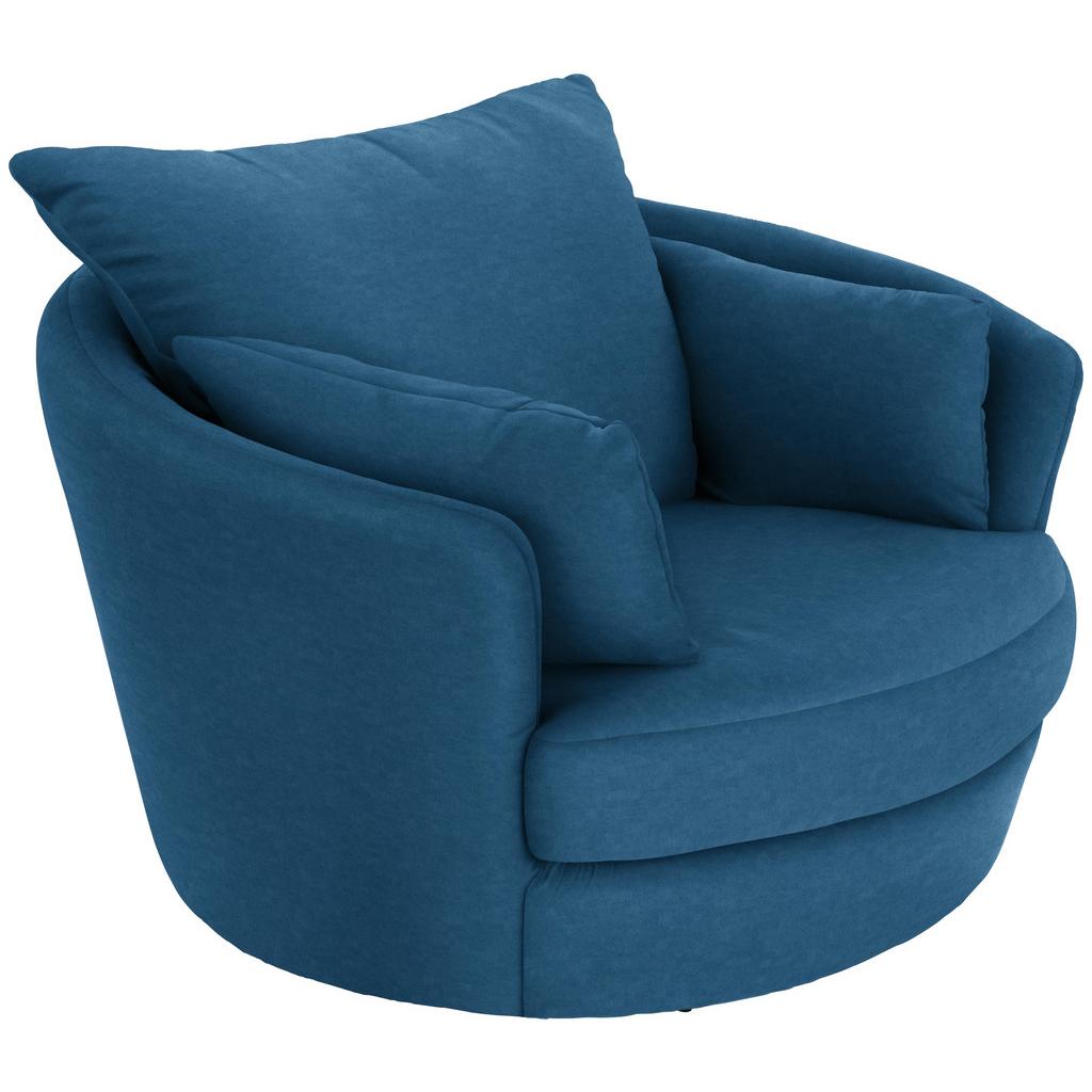 Möbelix Křeslo Ancona Modrá