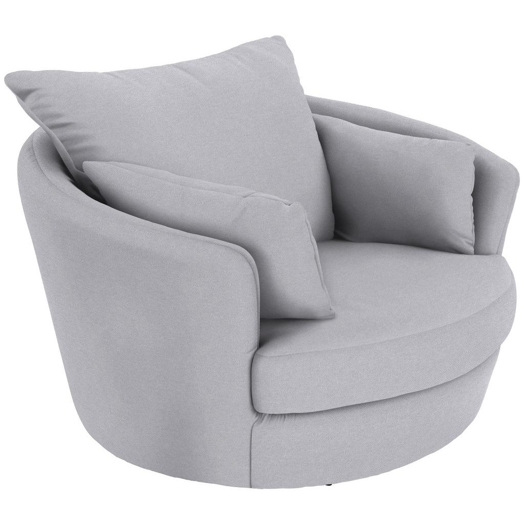 Möbelix Křeslo Ancona Stříbrná