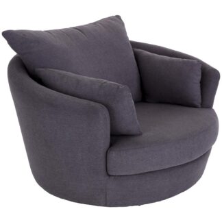 Möbelix Křeslo Ancona Tm. Šedá