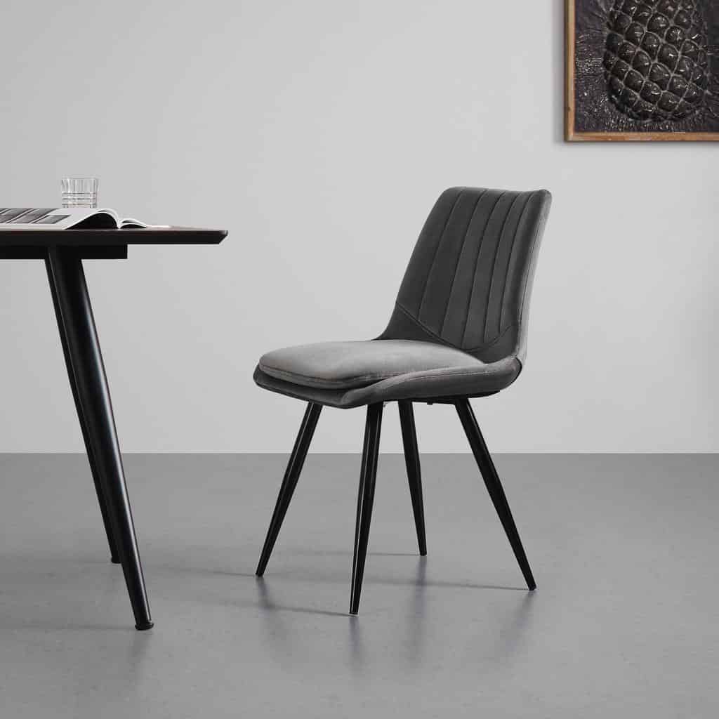 Möbelix Jídelní Židle Joy Tm. Šědá