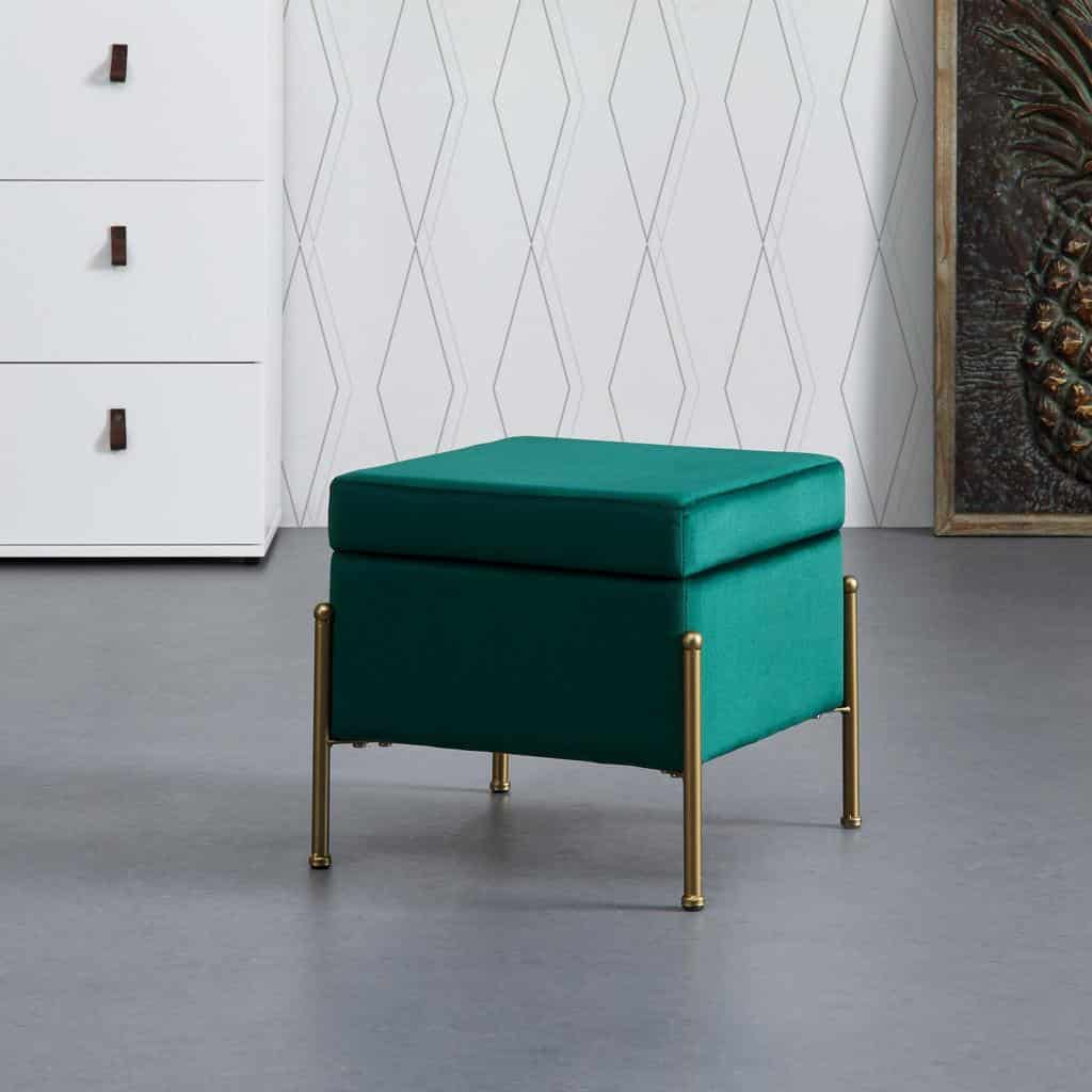 Möbelix Taburet Mati Zelená