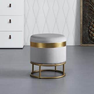 Möbelix Taburet Jasi Šedá