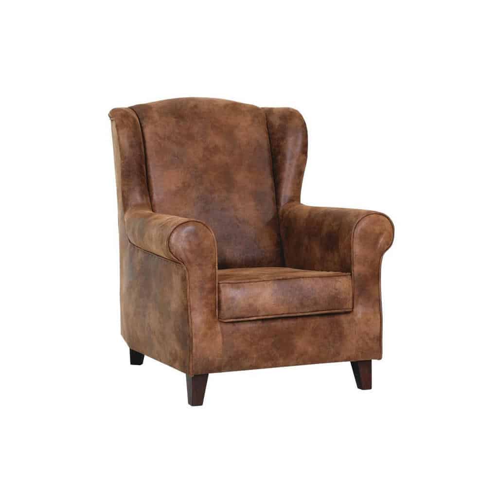 XXXLutz Křeslo Textil Hnědá Landscape