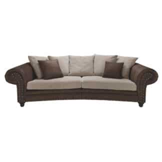 XXXLutz Pohovka Textil Hnědá Béžová Landscape