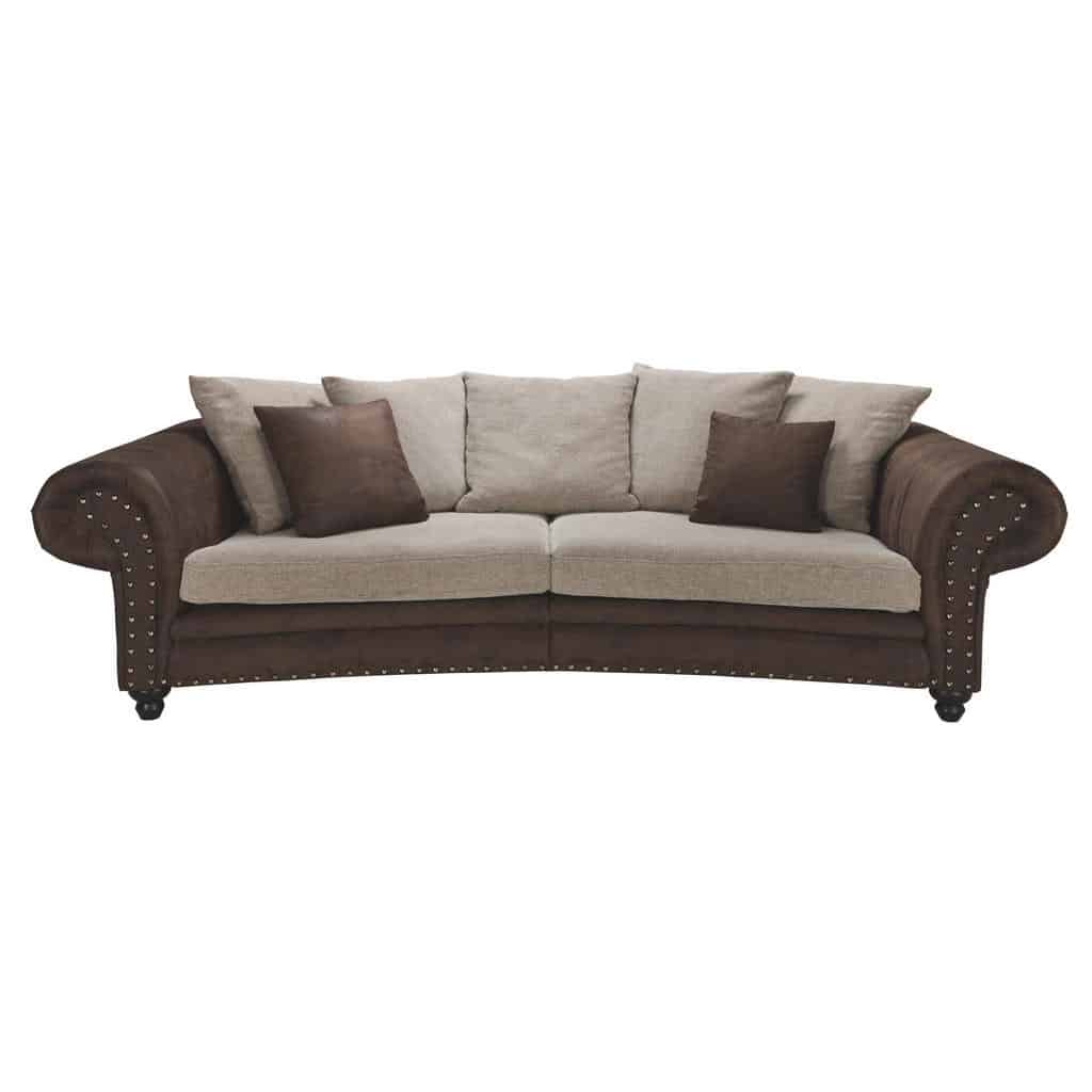 XXXLutz Pohovka Textil Hnědá Béžová Landscape