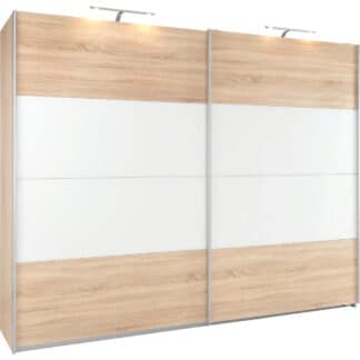 XXXLutz Skříň S Pos. Dveřmi.(Hor.ved.) Bílá Sonoma Dub Xora