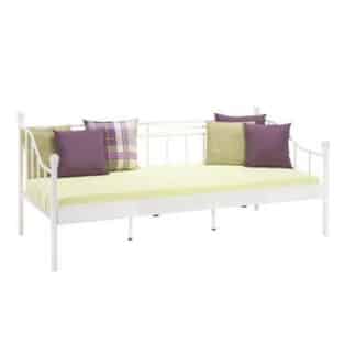 XXXLutz Postel 90/200 Cm Kov Bílá Landscape