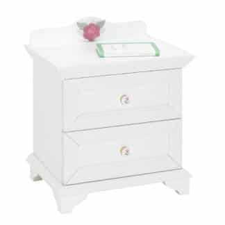 XXXLutz Noční Stolek Borovice Jedle Bílá Xora