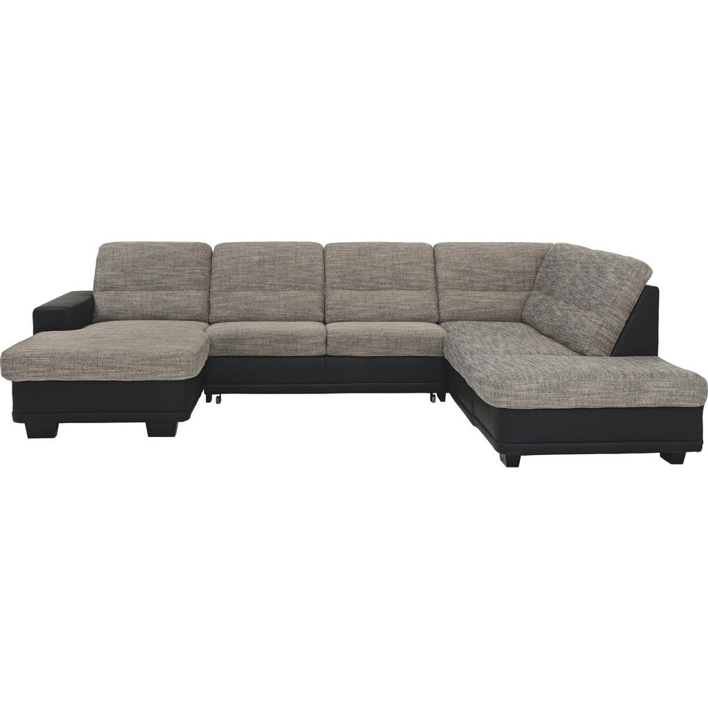 XXXLutz Sedací Souprava Textil Šedá Černá Beldomo System