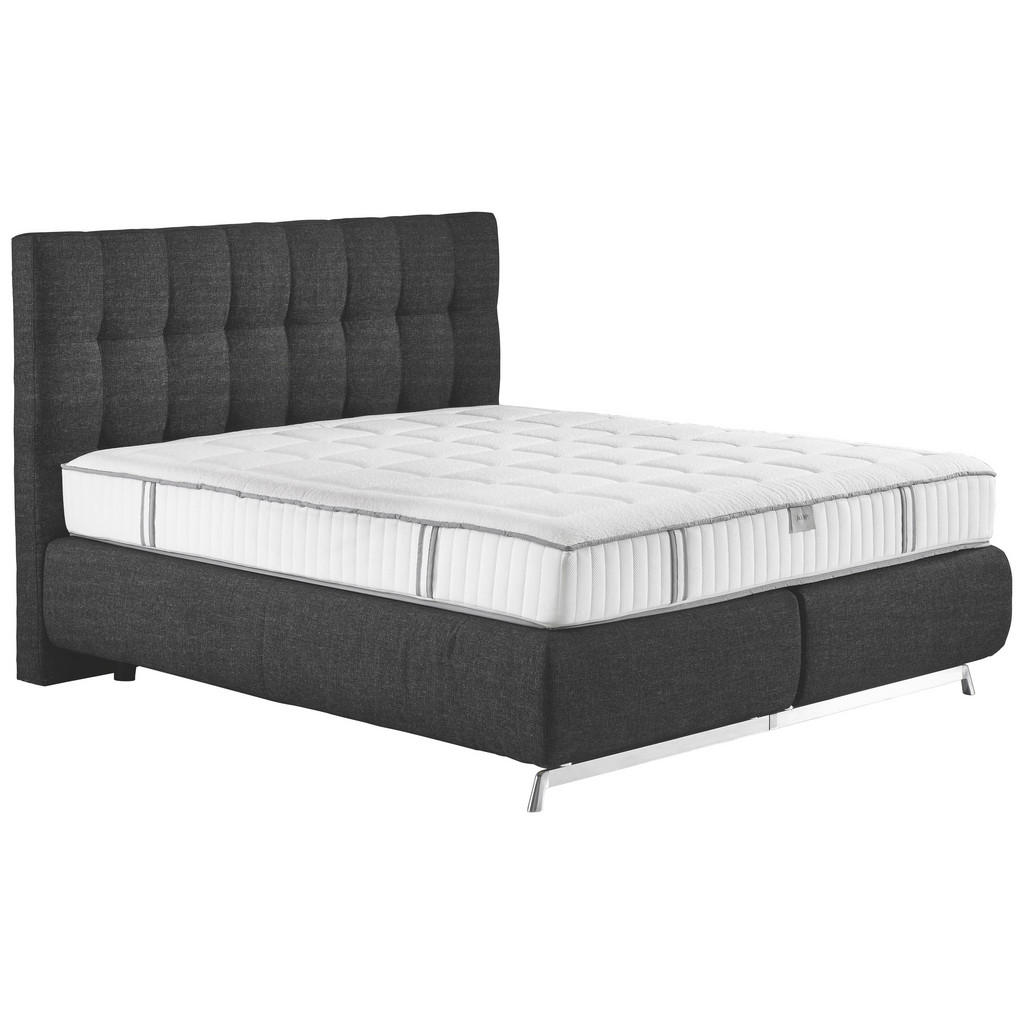 XXXLutz Postel Boxspring 180/200 Cm Textil Antracitová Joop!