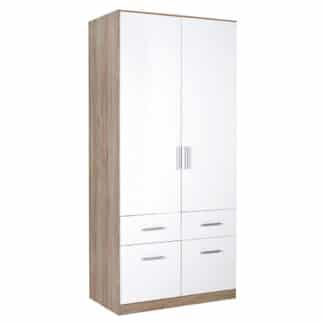 XXXLutz Šatní Skříň Bílá Barvy Dubu Carryhome