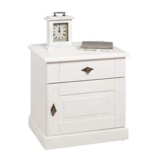 XXXLutz Noční Stolek Borovice Bílá Landscape