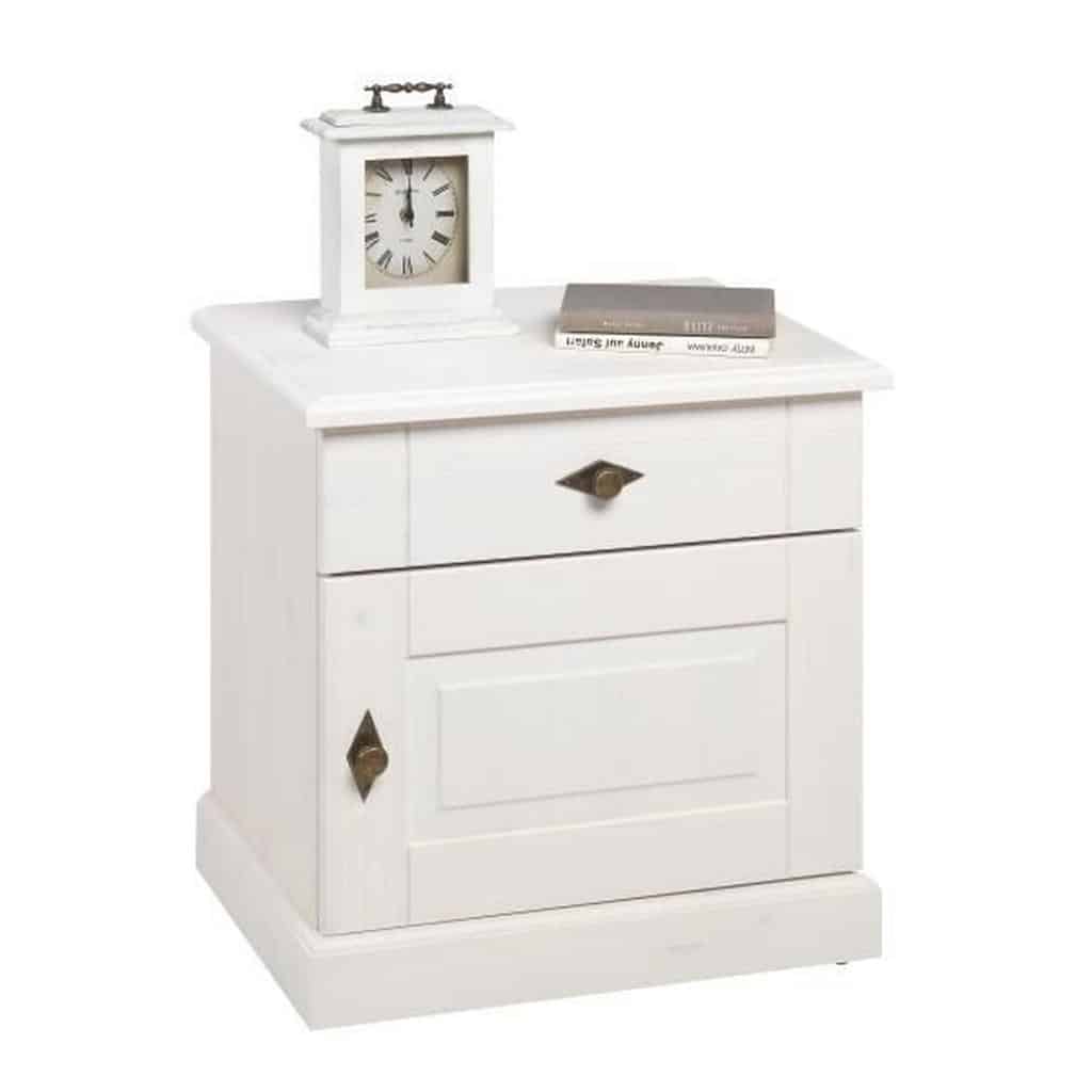 XXXLutz Noční Stolek Borovice Bílá Landscape