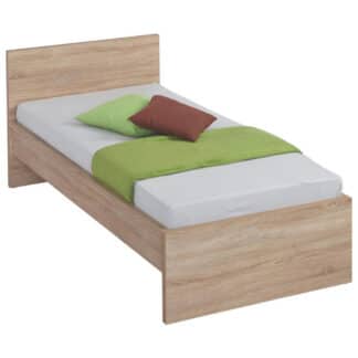 XXXLutz Postel 90/200 Cm Kompozitní Dřevo Sonoma Dub Carryhome