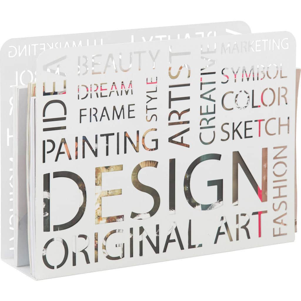 XXXLutz Stojan Na Noviny Bílá